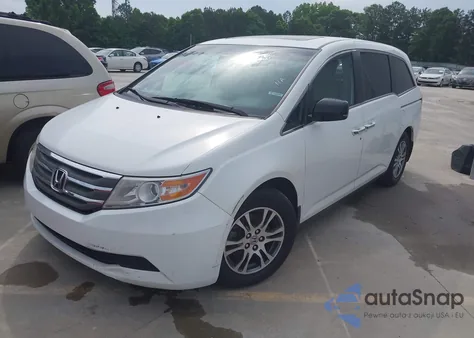 2012 Honda Odyssey Ex-L from USA, damaged, VIN 5FNRL5H68CB096650